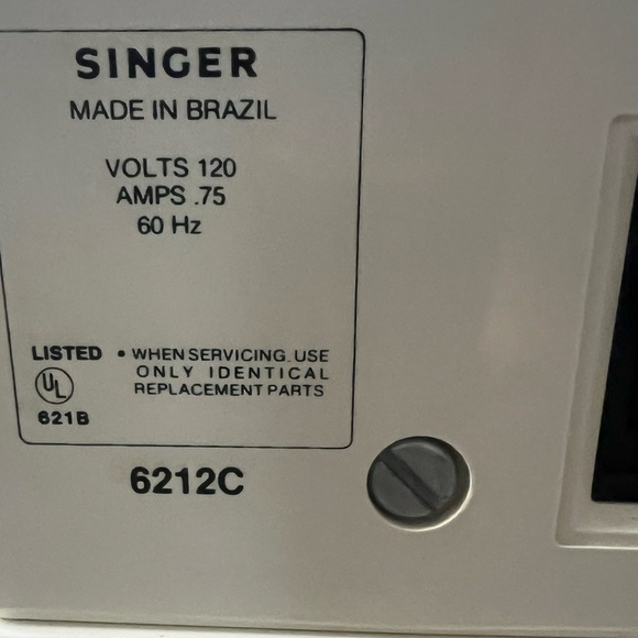 SINGER 6212C Sewing Machine With Power Cable Tested Working Perfect Like New - Picture 9 of 13